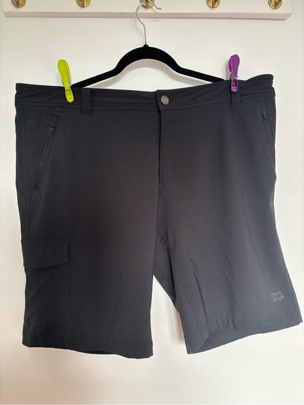 Men's Navy Cargo Shorts with Side Utility Pocket